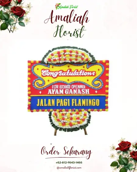 Sewa Papan Bunga Wanaraja